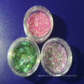 Eco-friendly chunky chameleon glitter flakes best for festivals decoration cosmetics, make-up and nail art, safe to skin